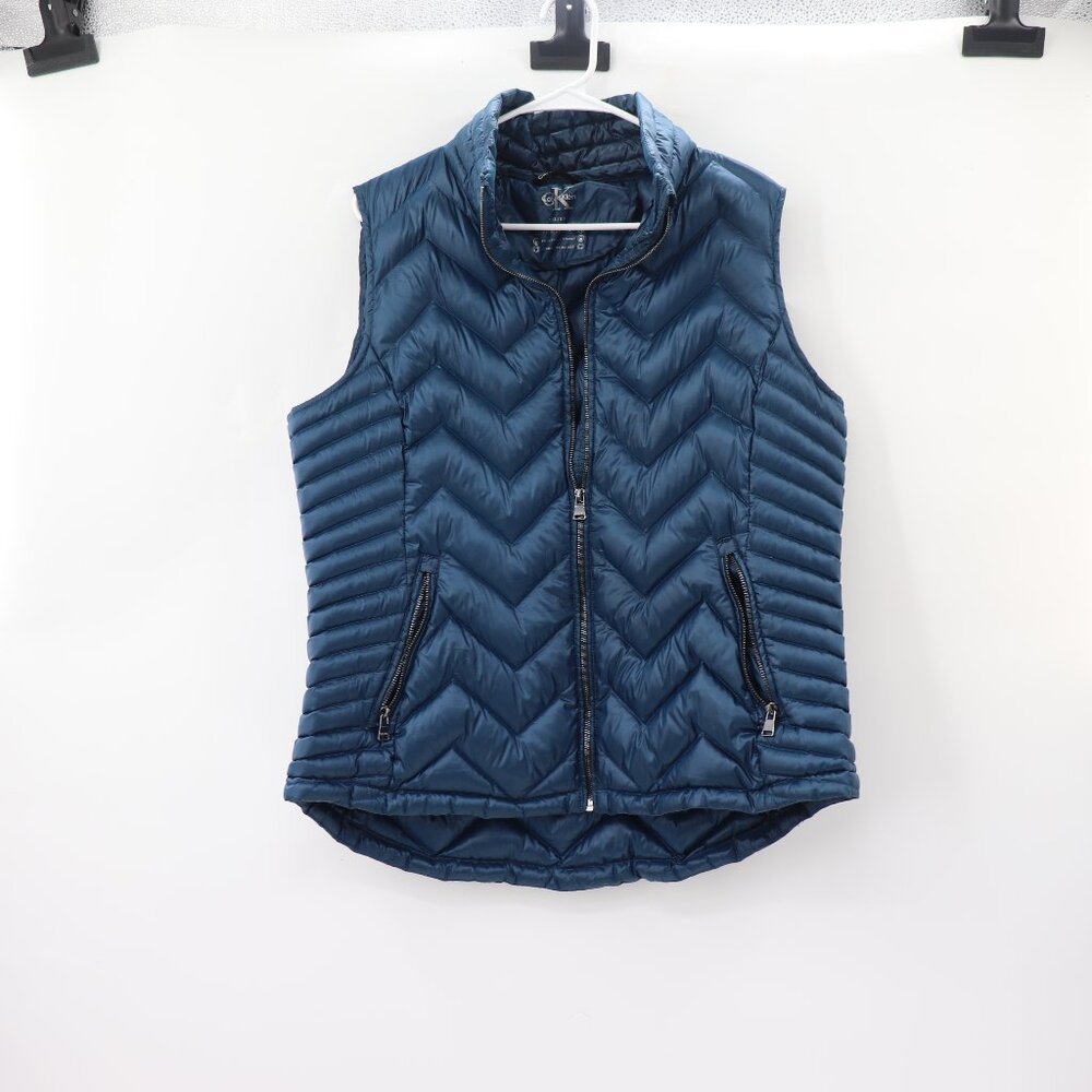 Women's Quilted Packable Vest - Navy